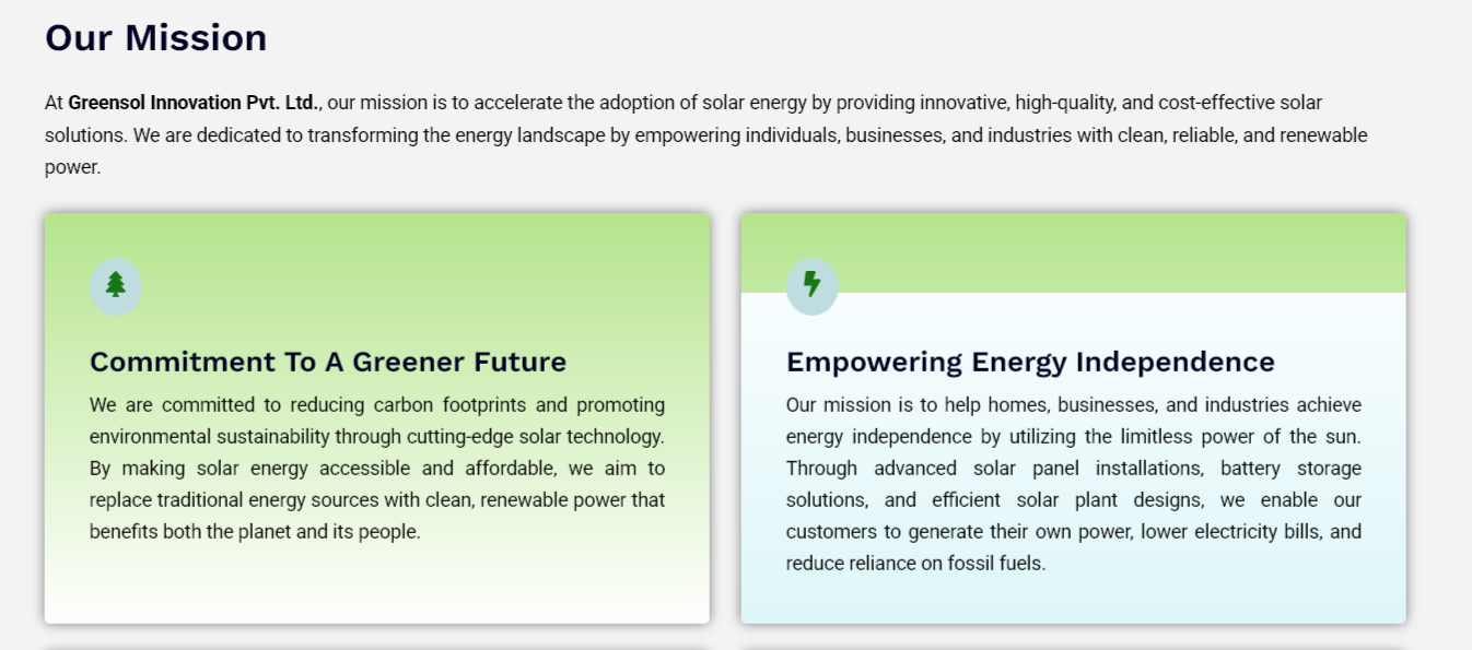 greensol-innovation-website-our-mission-section-designed-and-developed-by-tech-cryptors-private-limited