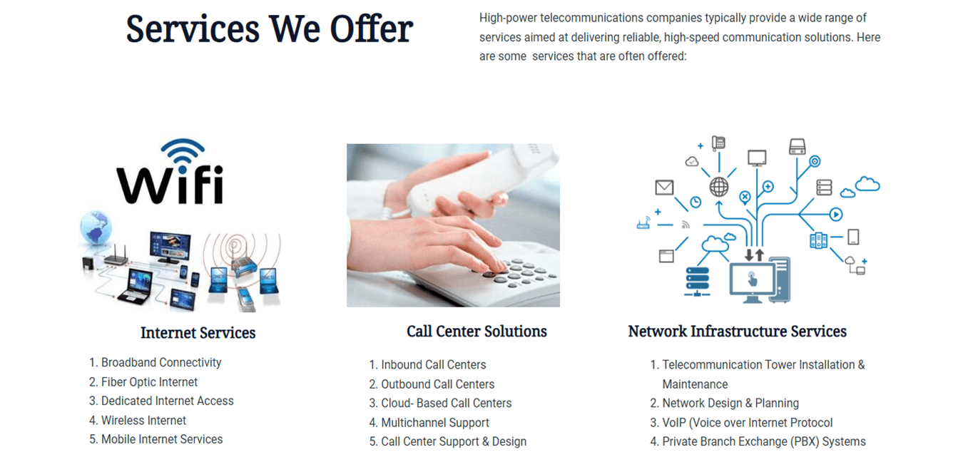 high-power-telecommunications-website-services-page-designed-and-developed-by-tech-cryptors-private-limited