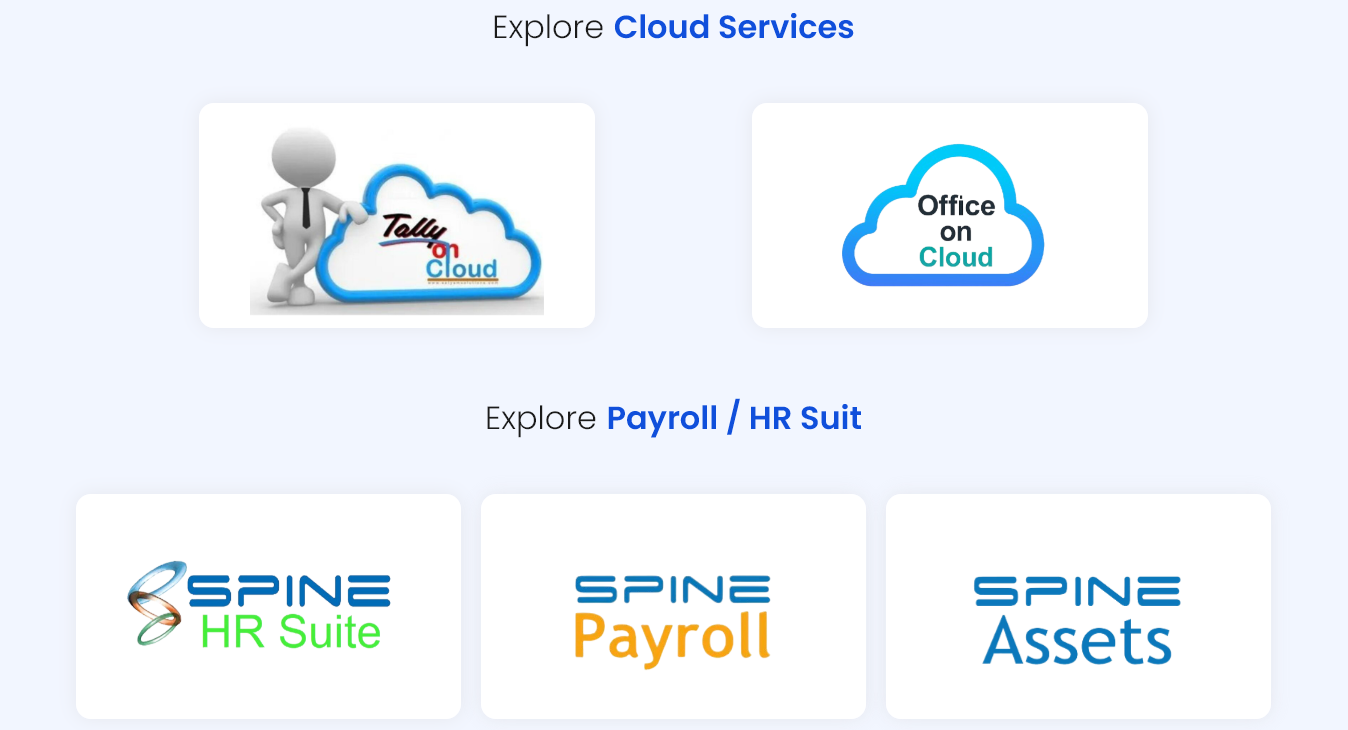 shreeji-softtech-website-our-cloud-services-sections-designed-and-developed-by-tech-cryptors-private-limited