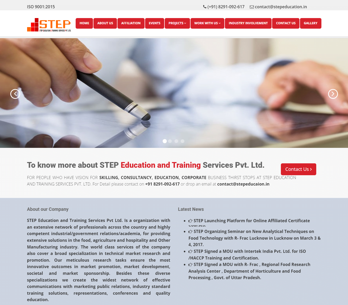 step-education-website-home-page-designed-and-developed-by-tech-cryptors-private-limited