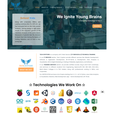 tech-cryptors-training-academy-website-home-page-designed-and-developed-by-tech-cryptors-private-limited