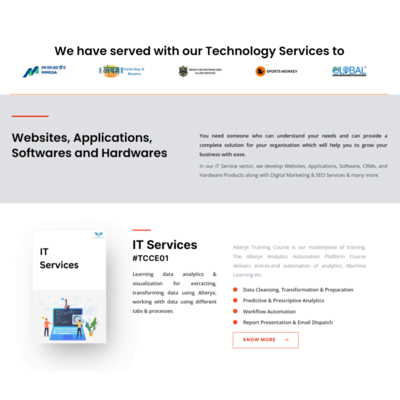 tech-cryptors-training-academy-website-services-page-designed-and-developed-by-tech-cryptors-private-limited