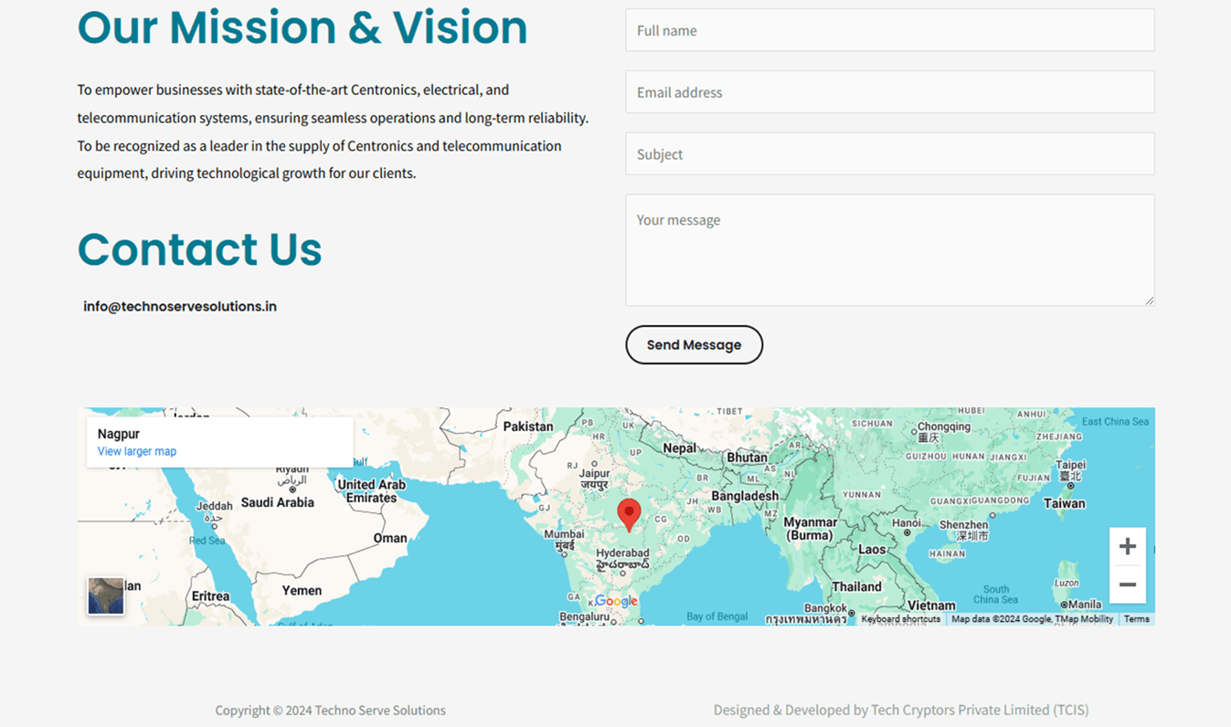 technoserve-solutions-website-contact-page-designed-and-developed-by-tech-cryptors-private-limited