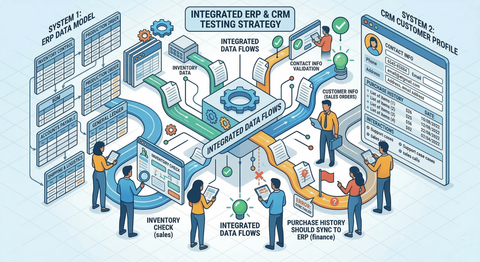 ERP and CRM Testing
