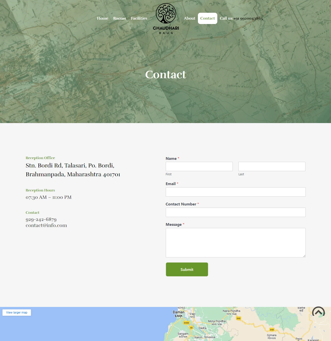 FireShot Capture 046 - Contact Us – Chaudhari Baug - chaudharibaug.in