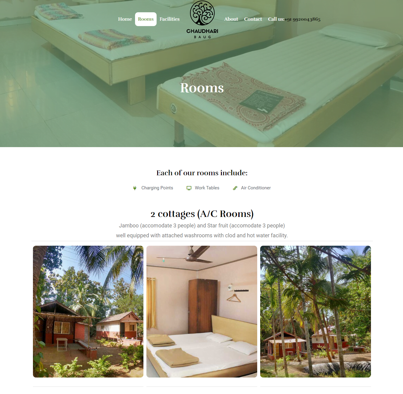 chaudhari-baug-website-rooms-page-designed-and-developed-by-tech-cryptors-private-limited
