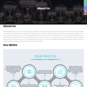 param-corporation-website-about-page-designed-and-developed-by-tech-cryptors-private-limited