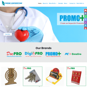 param-corporation-website-home-page-designed-and-developed-by-tech-cryptors-private-limited