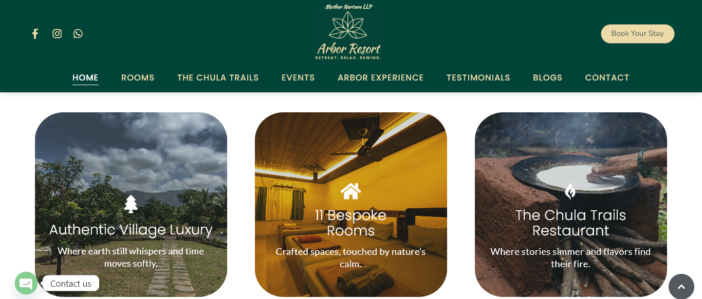 arbor-resort-website-best-options-section-designed-and-developed-by-tech-cryptors-private-limited